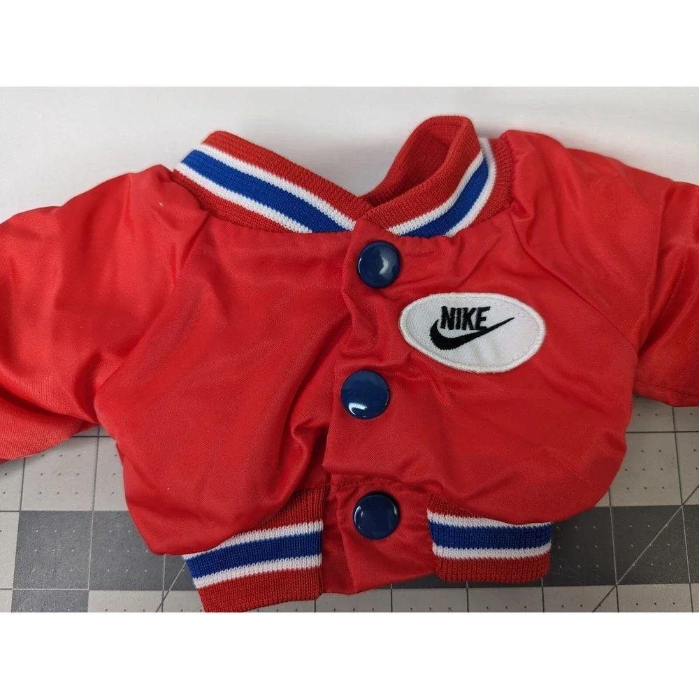 Doll Plush Size Nike Jacket Red Blue Stripes‎ 6 Inch Stuffed Animal Toy